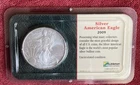 2009 American Eagle Walking Liberty 1 Oz Fine Silver Dollar Uncirculated Nice!