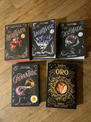 Lightlark Saga Book Collection 1 Thru 5 by Alex Aster (2023, Trade Paperback)