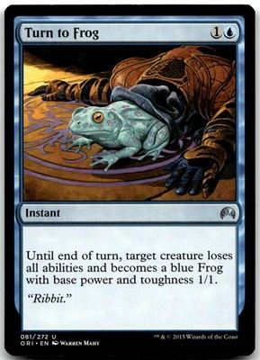 MTG Turn to Frog Magic Origins ORI #81 uncommon NM $$ ON SALE $$