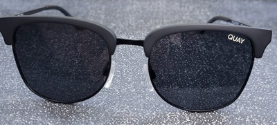 Authentic QUAY AUSTRALIA Evasive Polarized Sunglasses Matt Black