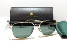NEW David Beckham Pilot Aviator Gold Frame Green Lens Sunglasses DB 1093/S J5GQT