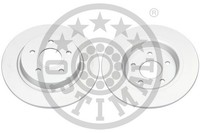 Optimal BS-8068C Bremsscheiben (2X StüCk) Hinten FüR Volvo C30 (533)