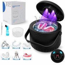 Retainer Cleaner Machine, 45kHz Ultrasonic Retainer Cleaner Dental Cleaning...