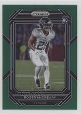 2022 Panini Prizm Rookies Green Prizm Roger McCreary #382 0y59