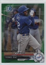 2017 Bowman Draft Chrome Green Refractor 11/99 Yusniel Diaz #BDC-151 11pj