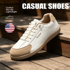 Men's Wide Toe Athletic Shoes Comfort Sports Running Daily Casual Flat Shoes