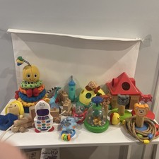 Vintage International Toy Lot  Including 2 Toys From Baby Einstein READ 