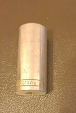 SK 40426 13/16" SAE 3/8" Drive 6 Point Deep Socket Vintage USA