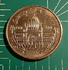 AUSTRALIA - 20 Cents -KM 556- Centenary of Federation 2001