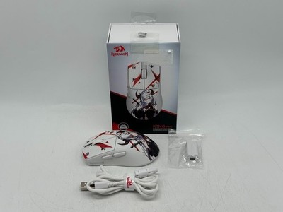 Redragon MCM916H Ultra Light Wireless Gaming Mouse (White) - Redragon Anime
