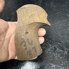Vintage Colt Revolver Grips Hand Made Wood Carved Free Shipping