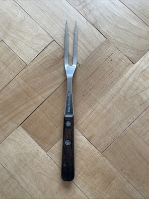 Vintage Prestige Tranchiergabel Holzgriff Besteck 11 Zoll