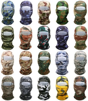 Military Tactical Balaclava Face Mask UPF 50+ UV Protection Breathable Head Hood