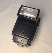 Vtg 70s Canon Speedlite 199a Shoe Mount Hot Shoe Strobe Flash Auto Exposure Gn14