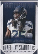 RICHARD SHERMAN Seattle Seahawks DRAFT CLASS OF 2011 Prestige NFL Football Card 