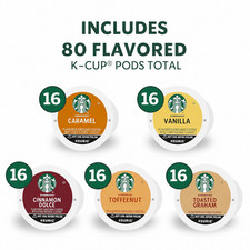 LOOSE Starbucks K-Cup Coffee Pods, Flavored H...