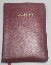 Holy Bible French Morrocan Leather King James Cambridge University Press Red