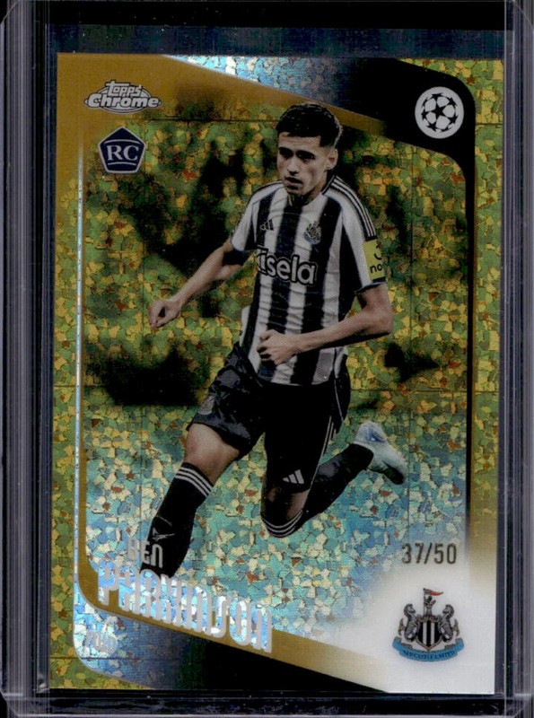 2025-26 Topps Chrome UEFA Ben Parkinson RC Gold Mini-Diamonds Refractor #/50