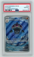 Pokémon TCG CLAYDOL Chaos Rising EN Illustration Rare 092/086 PSA 10 Gem MT