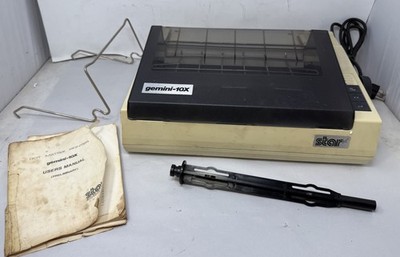 Star Micronics Gemin 10X Dot Printer C64 IBM Tested - With Original Box!