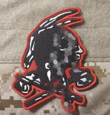 NSWDG DevGru Red Squadron Tribe Large Mascot Soccer Team Patch