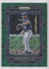 2023 Panini Prizm Green Scope Prizm 11/75 Cayden Wallace #74 0c2