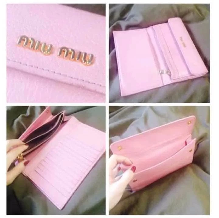 portefeuille miu miu long kawaii directement du JAPON - Photo 2/4