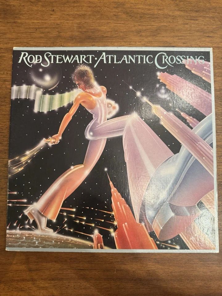 Rod Stewart “Atlantic Crossing” - Black Vinyl - Rare Vintage 70s LP (1975) - Image 2 of 4