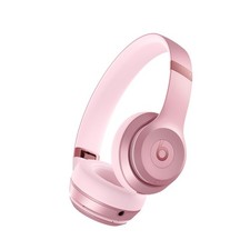 Beats Solo 4 Wireless Headphones w/ AppleCare+ (2 Yrs) - Metallic Pink