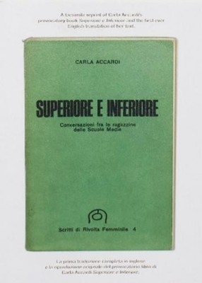 Carla Accardi Superior and Inferior. Conversations amo (Taschenbuch) (US IMPORT)