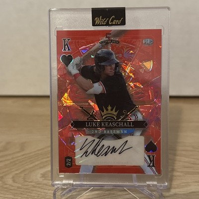 2024 Wild Card 5 Card Draw Luke Keaschall Autograph  KING   Cracked  Ice 2/2