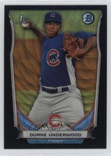 2014 Bowman Prospects Chrome Black Wave Refractor Duane Underwood #BCP64 2p7