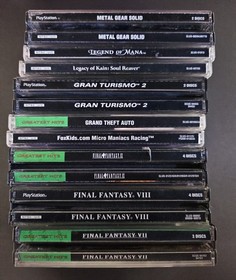 PlayStation PS1 Lot of 40 NTSC-U Games *COMPLETE CIB*