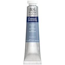 Winsor  Newton Cotman Watercolor Paint, 21ml 0.71-oz , Iridescent Blue