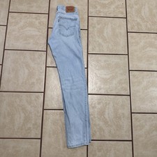Levi's 502 Men's Jeans 29x31 Blue Light Wash, Denim, Regular Taper Fit, Stretch
