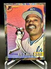 🐶 Hal & Brian McRae 1993 Bowman Foil card 704 Kansas City Royals
