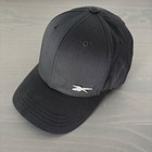 Reebok Baseball Cap Hat Adjustable Unisex Black Logo Activewear Sport Casual