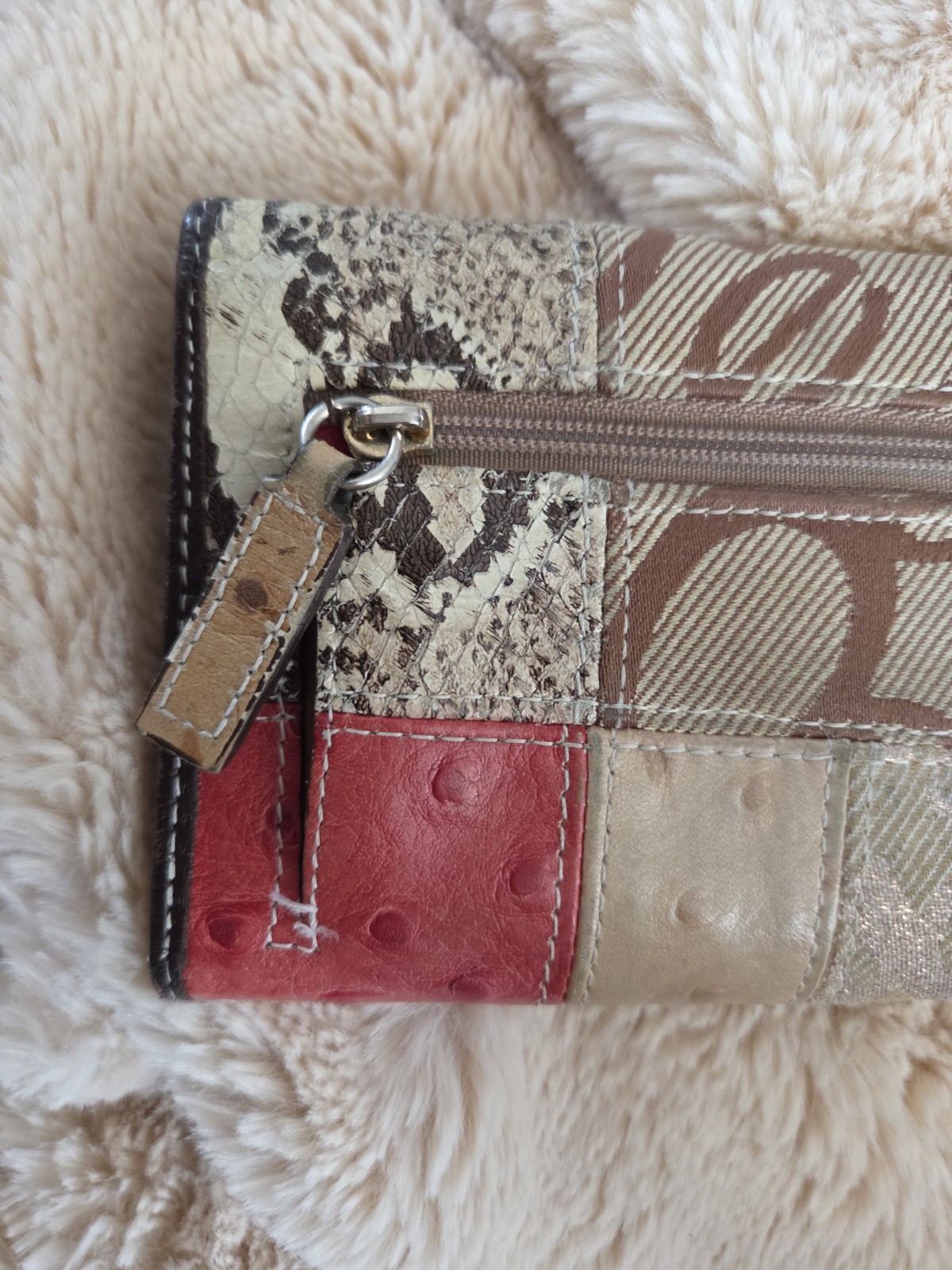 Bebe vinyagr Women's Multi Patchwork Wallet - image 3