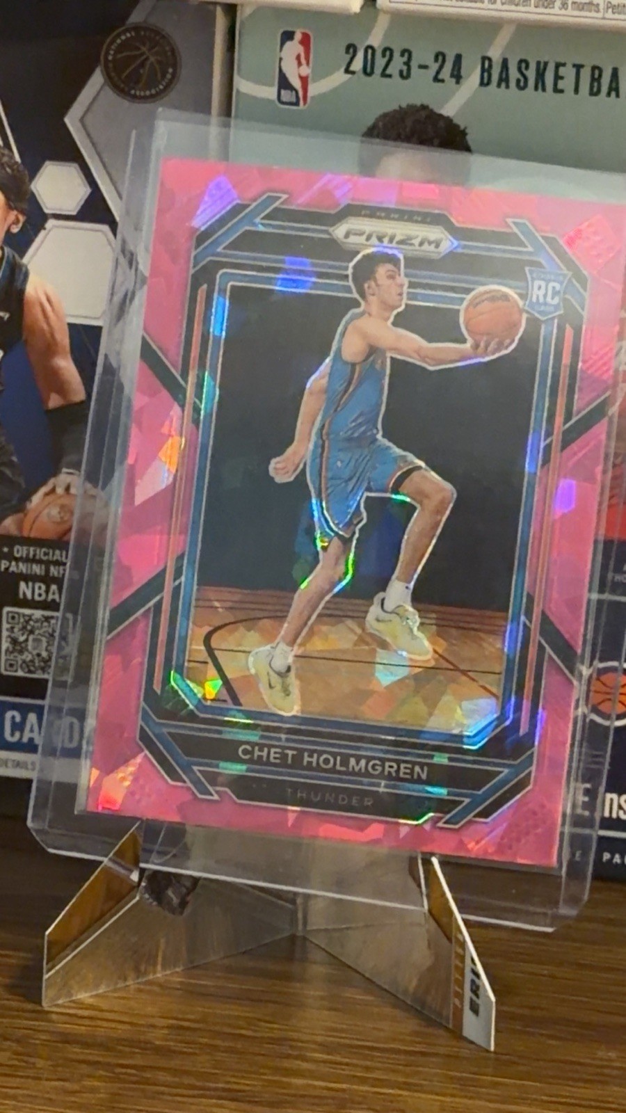 2022-23 Panini Prizm - Chet Holmgren #266 Pink Ice Prizm (RC)