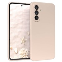 HandyhüLle FüR Samsung Galaxy A56 Silikon Back Cover Schutz Handy Case Taupe