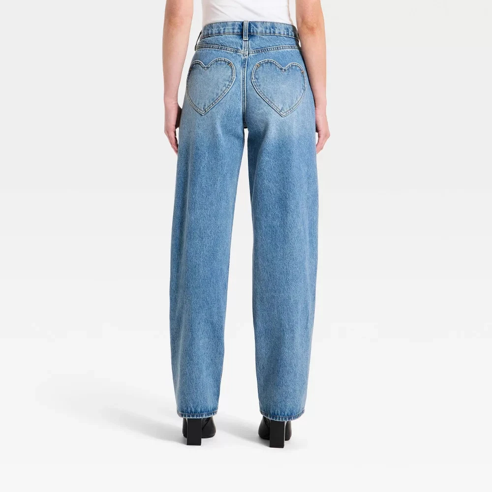 Jean Femme Taille 16 - Couleur Marine - Longueur D'entrejambe 32 Pouces - Occasion Très Bon état