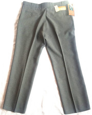 NOS Vintage Levi  s Menswear Action Slacks Sta-Prest Gray Pin Stipe Sz 38x30 USA