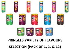 PRINGLES Crisps Choose from Different Flavours, Sizes 40g, 70g, 165g Selection