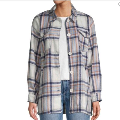 Plaid Shirt Jacket Vigoss NEW Size Medium