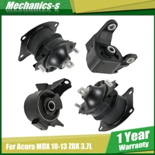 Auto Trans Engine Motor & Transmission Mount 4x For Acura MDX 10-13 ZDX 3.7L