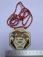 Carnival medals 1988 11 Council Frechen Bachem Cologne Rhine carnival Fastnac