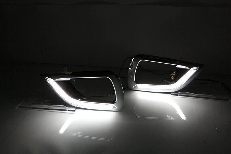 Par de luces de conducción diurna LED DRL para Nissan Navara NP300 2015-2016 Foto 2 de 4