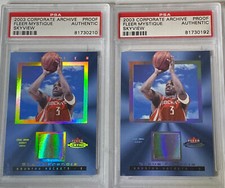 2003 Fleer Mystique Steve Francis Corporate archive proof authentic PSA 1/1 Set