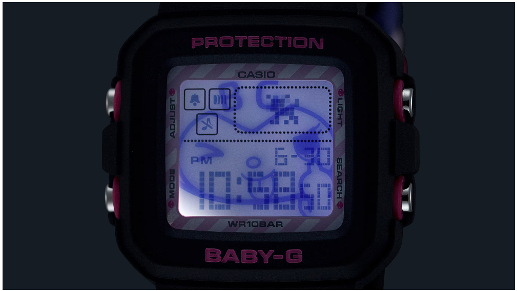 CASIO BABY-G＋PLUS BGD-10KKM-1JR Kuromi Collaboration Model Women