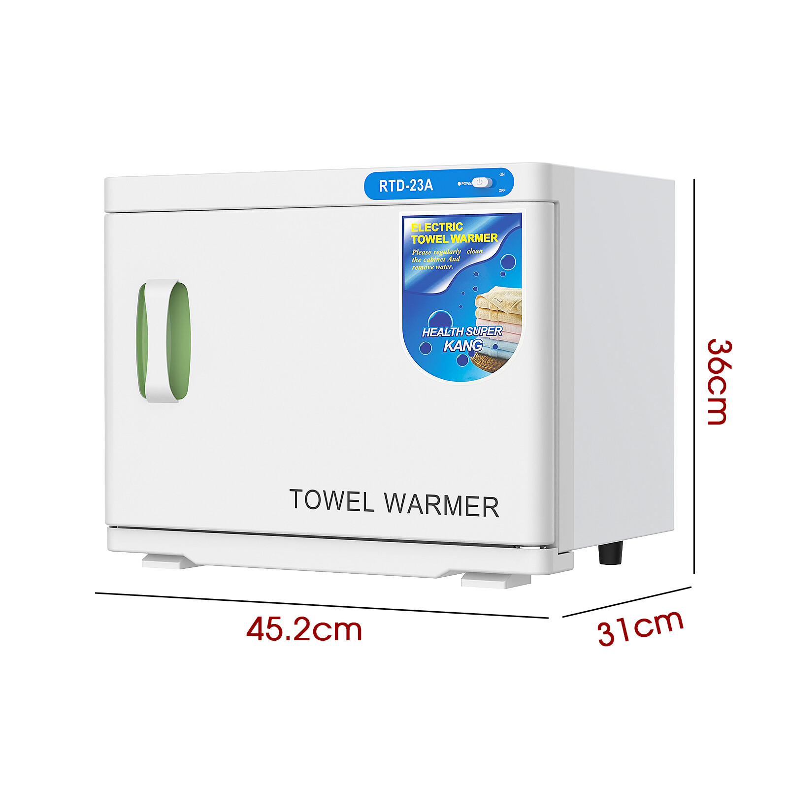 23L Hot Towel Warmer UV Sterilizer Disinfection Heater Beauty
